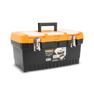 Mano Toolbox and Organiser Black and Orange Mano Toolbox and Organiser Black and Orange